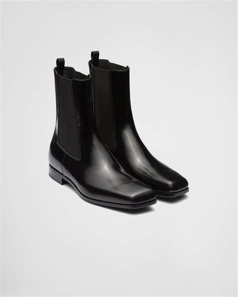 prada orange chelsea boots|prada chelsea boots men's.